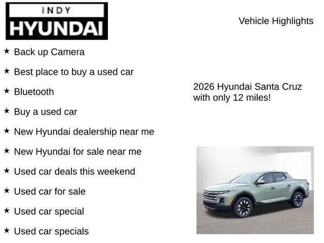 2026 Hyundai Santa Cruz SE