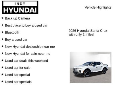 2026 Hyundai Santa Cruz SE