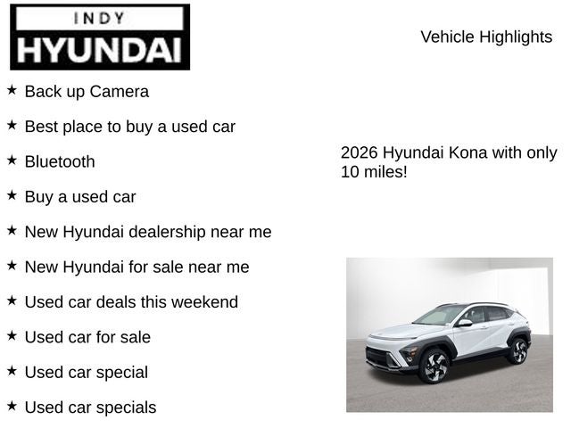 2026 Hyundai Kona Limited