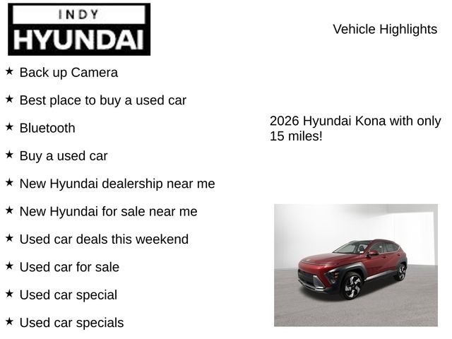 2026 Hyundai Kona Limited