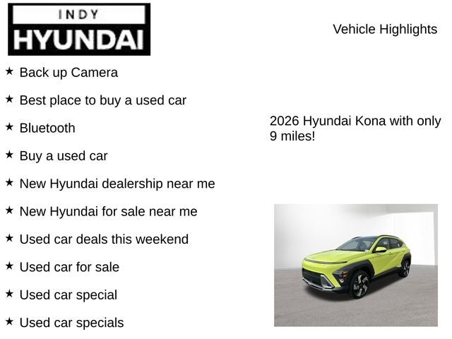 2026 Hyundai Kona Limited