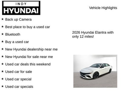 2026 Hyundai Elantra SEL Sport