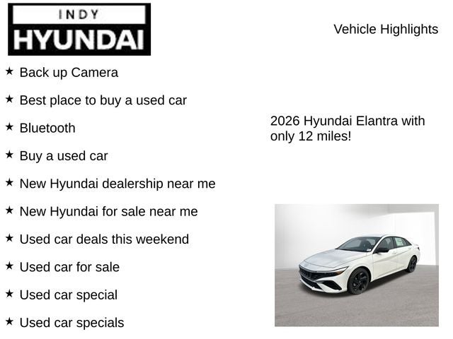2026 Hyundai Elantra SEL Sport