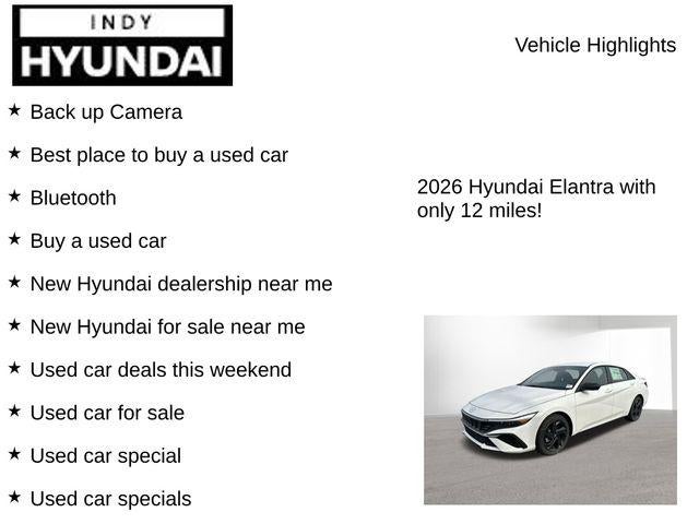 2026 Hyundai Elantra SEL Sport
