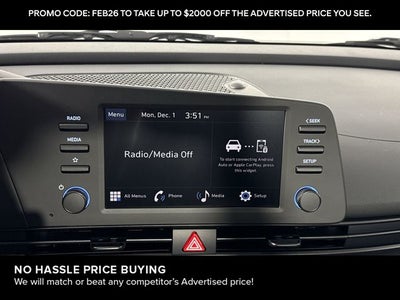 2026 Hyundai Elantra SEL Sport