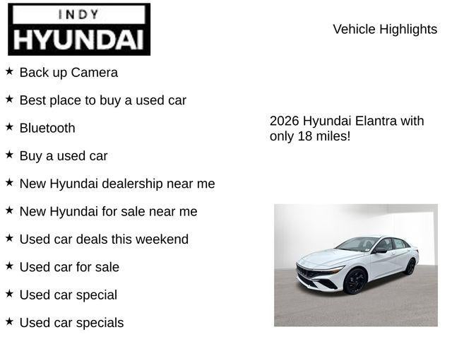 2026 Hyundai Elantra Hybrid SEL Sport