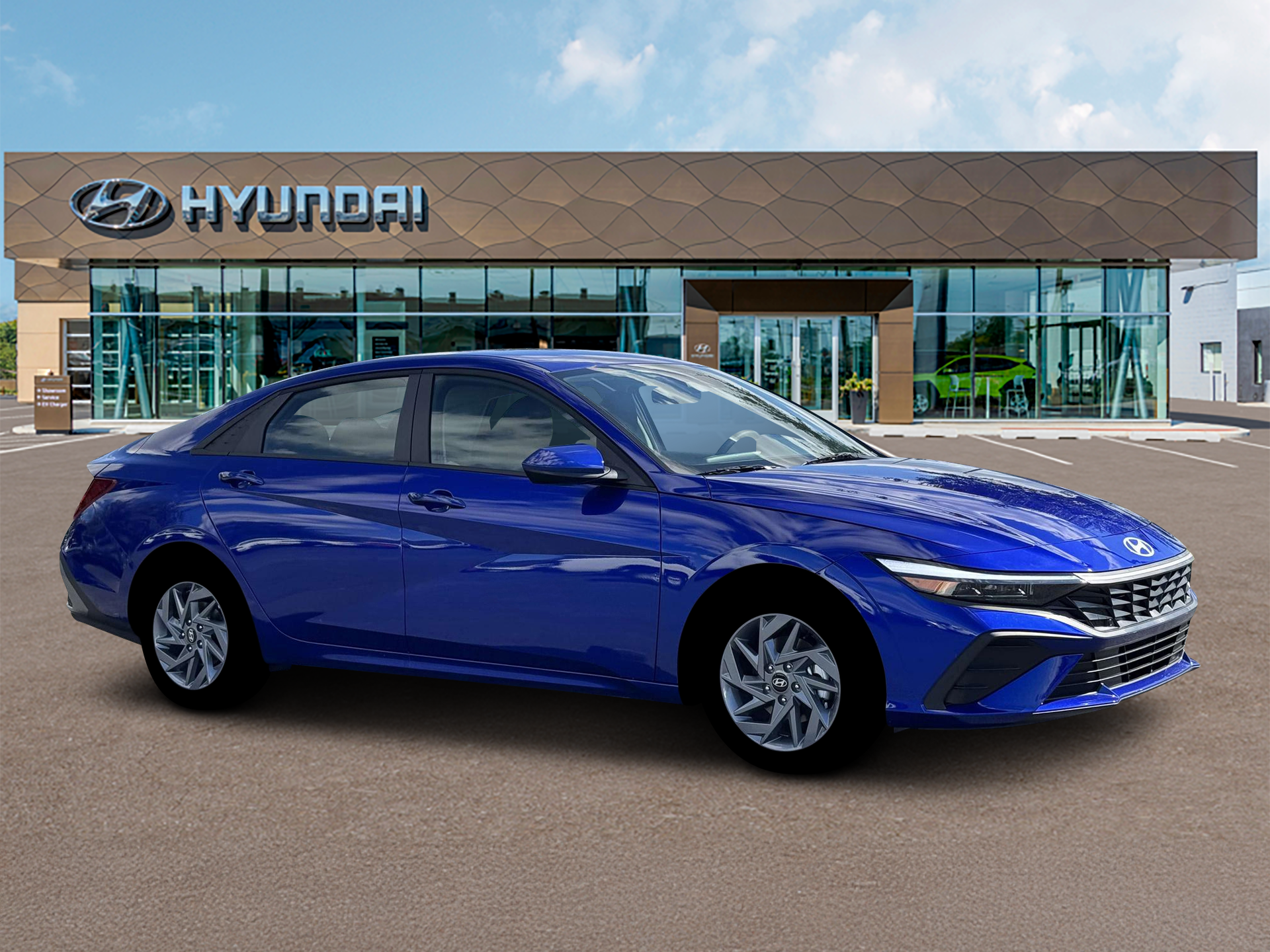 2026 Hyundai Elantra Hybrid Blue