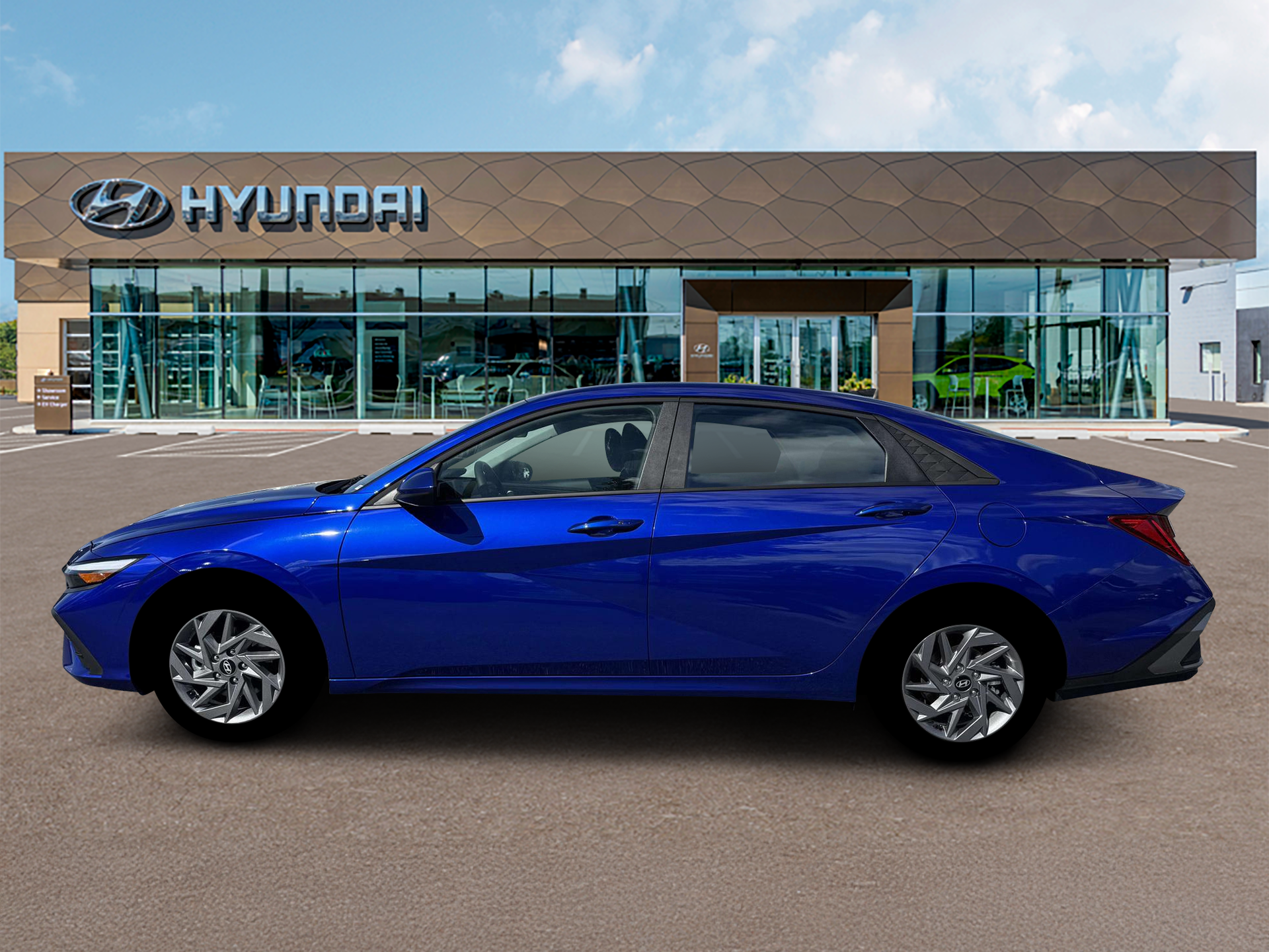 2026 Hyundai Elantra Hybrid Blue