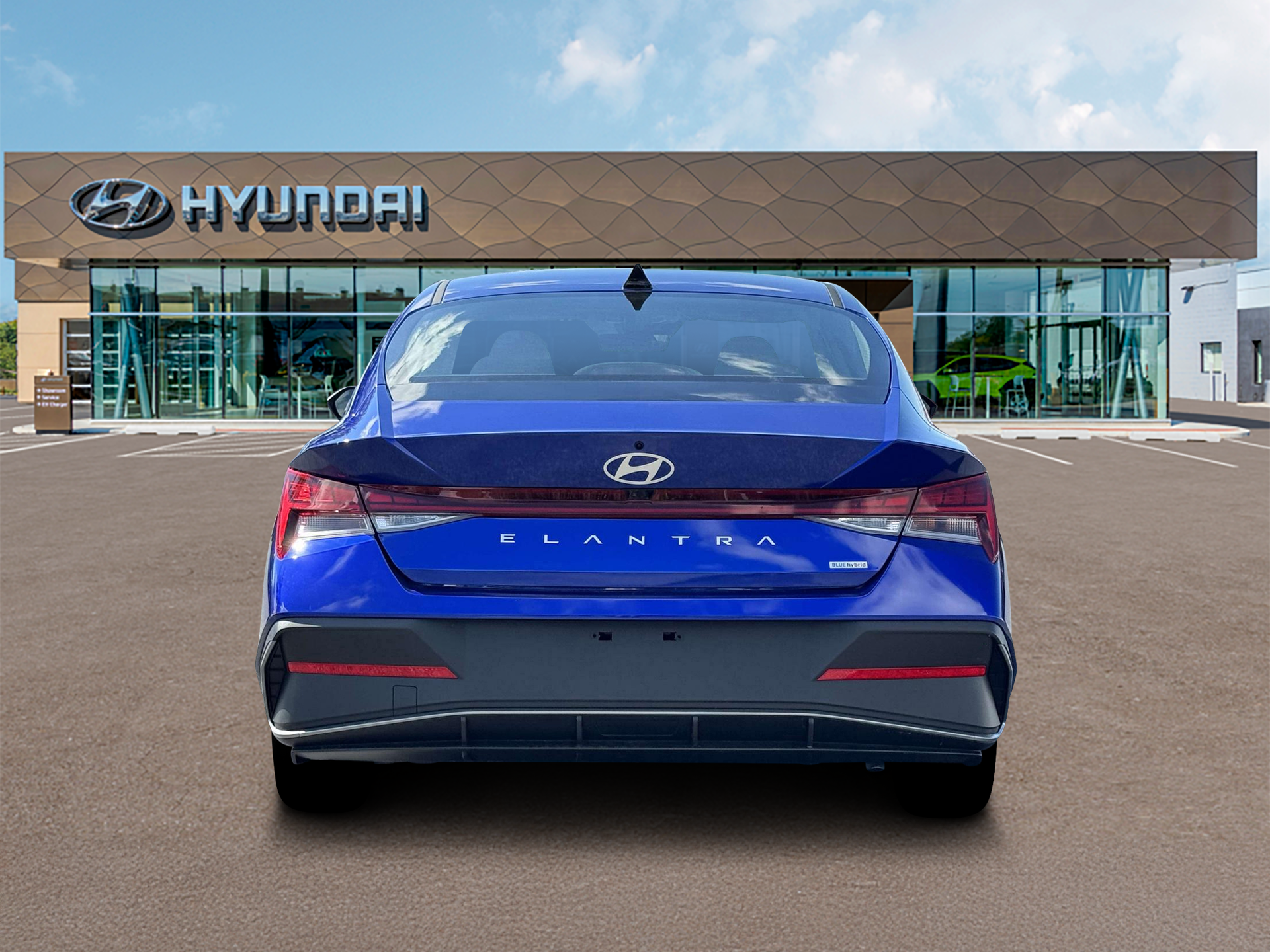 2026 Hyundai Elantra Hybrid Blue