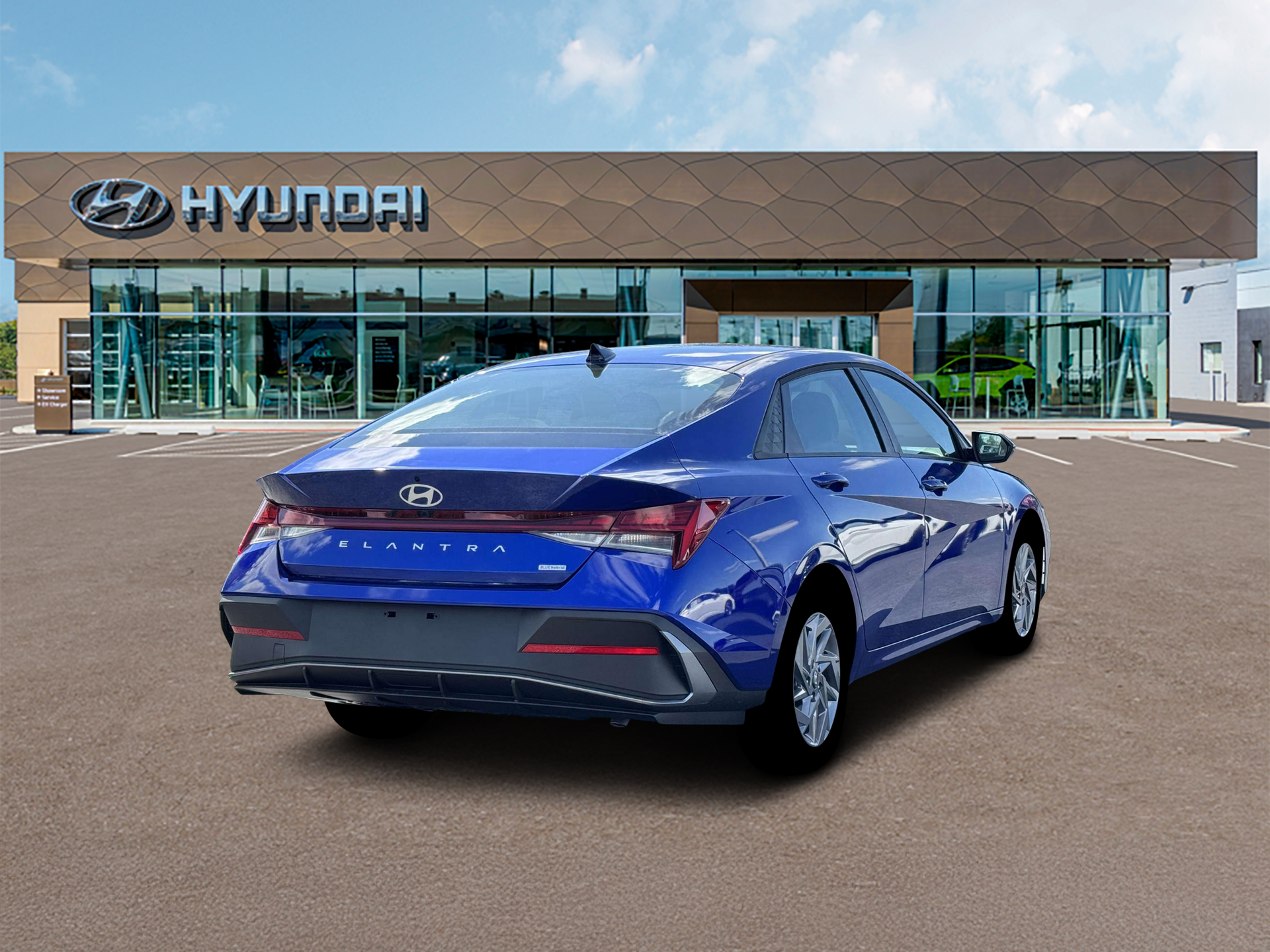 2026 Hyundai Elantra Hybrid Blue