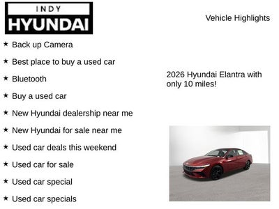 2026 Hyundai Elantra Hybrid SEL Sport