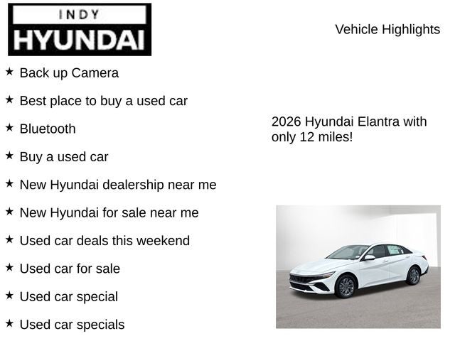 2026 Hyundai Elantra Hybrid Blue