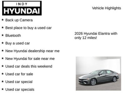 2026 Hyundai Elantra Hybrid Blue