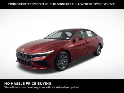 2026 Hyundai Elantra Hybrid Blue