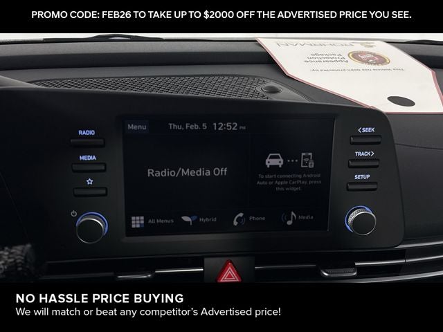 2026 Hyundai Elantra Hybrid Blue