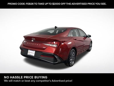 2026 Hyundai Elantra Hybrid Blue