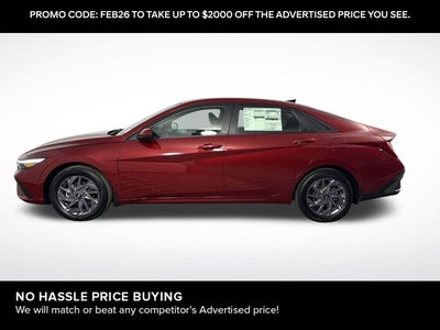 2026 Hyundai Elantra Hybrid Blue