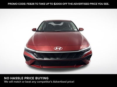 2026 Hyundai Elantra Hybrid Blue