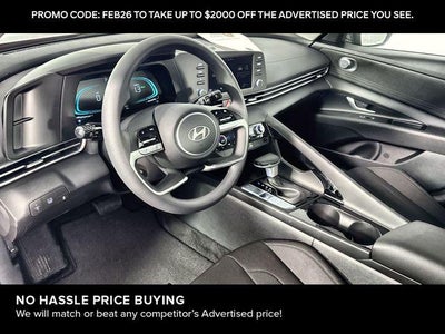 2026 Hyundai Elantra Hybrid Blue