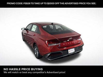 2026 Hyundai Elantra Hybrid Blue