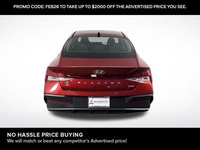 2026 Hyundai Elantra Hybrid Blue