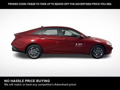 2026 Hyundai Elantra Hybrid Blue