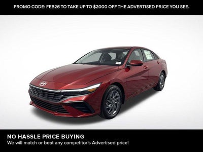 2026 Hyundai Elantra Hybrid Blue