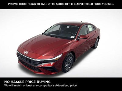 2026 Hyundai Elantra Hybrid Blue