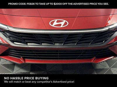 2026 Hyundai Elantra Hybrid Blue