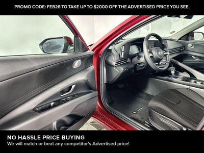 2026 Hyundai Elantra Hybrid Blue