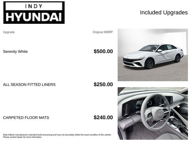 2026 Hyundai Elantra Hybrid Blue