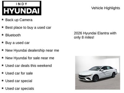 2026 Hyundai Elantra Hybrid Blue