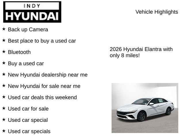 2026 Hyundai Elantra Hybrid Blue