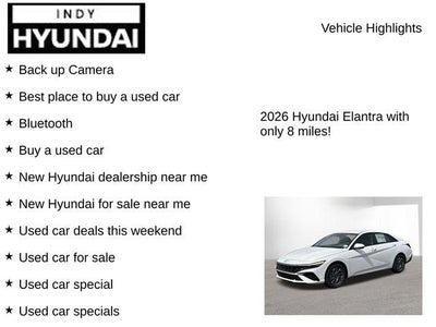 2026 Hyundai Elantra Hybrid Blue
