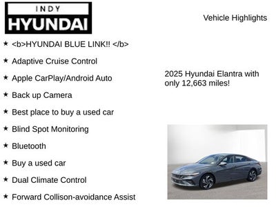 2025 Hyundai Elantra Hybrid Limited