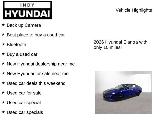 2026 Hyundai Elantra SEL Sport