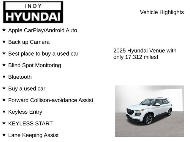 2025 Hyundai Venue SEL