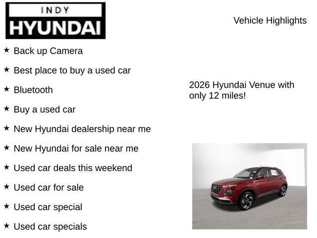 2026 Hyundai Venue SEL