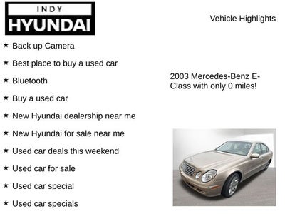 2003 Mercedes-Benz E-Class E 500 Base