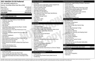 2021 Mazda Mazda CX-30 Preferred