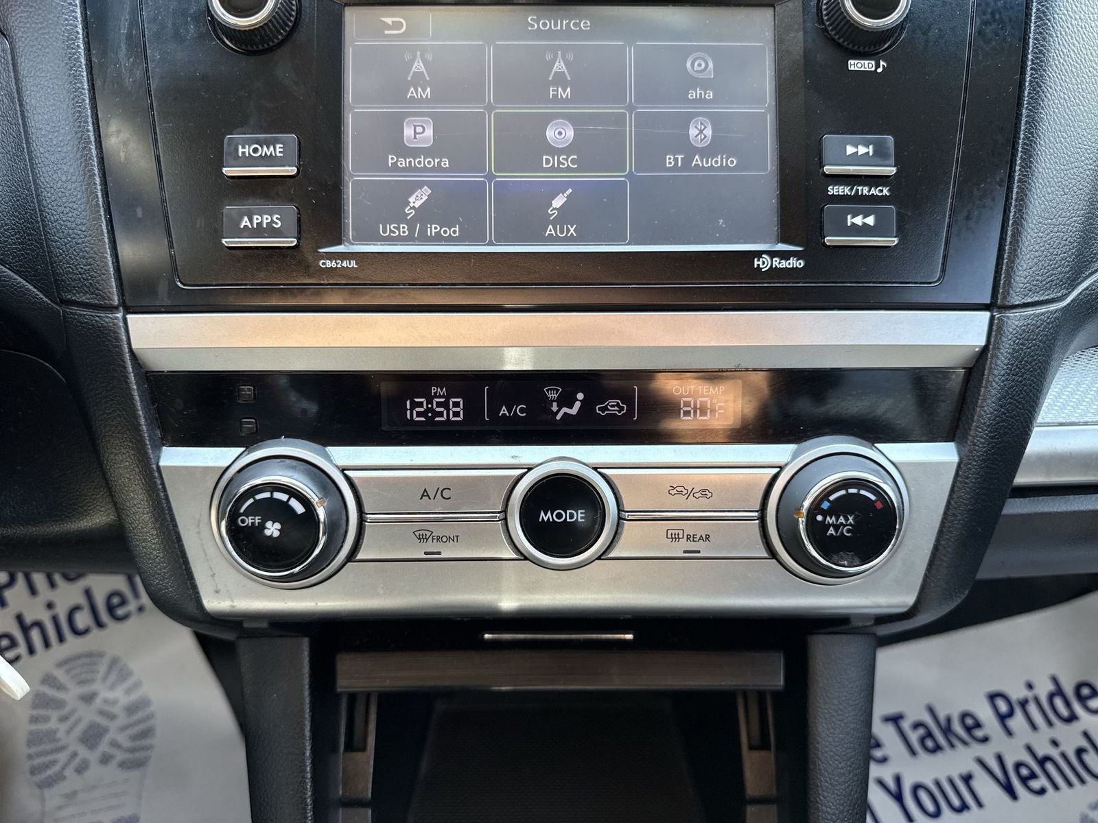 2015 Subaru Outback 2.5i