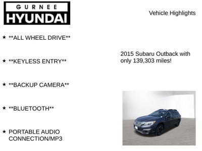 2015 Subaru Outback 2.5i