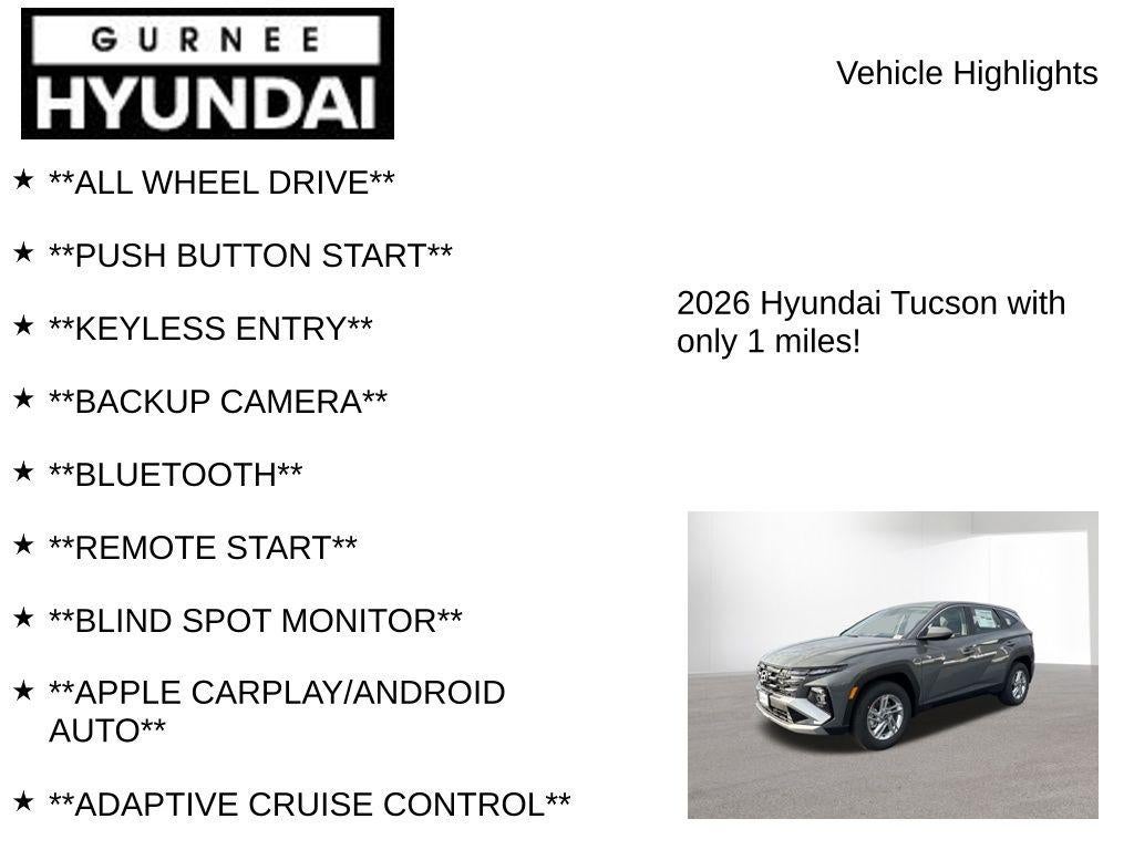 2026 Hyundai Tucson SE