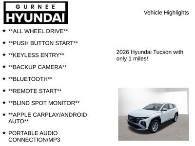 2026 Hyundai Tucson SE