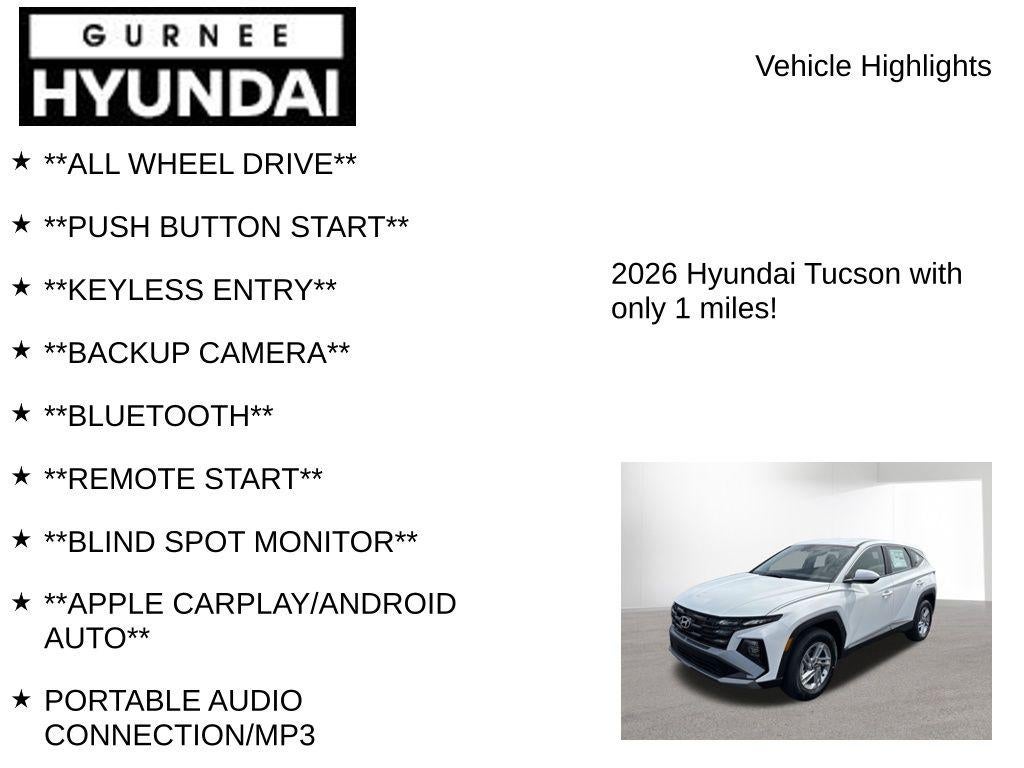 2026 Hyundai Tucson SE