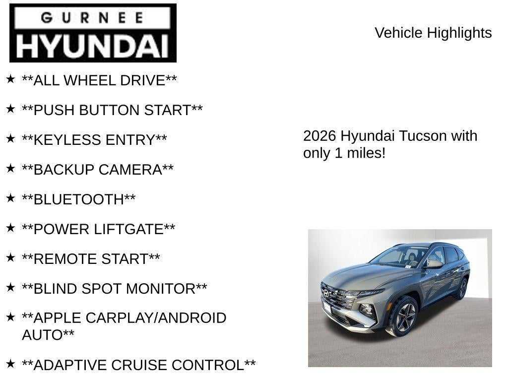 2026 Hyundai Tucson SEL