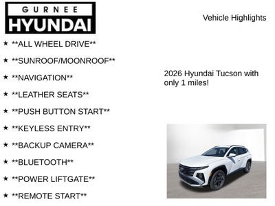 2026 Hyundai Tucson SEL Premium