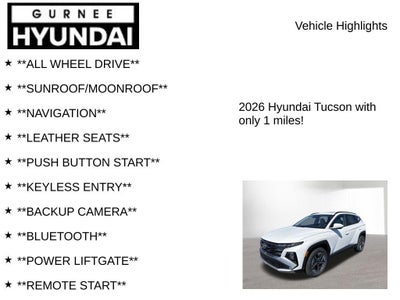 2026 Hyundai Tucson SEL Premium