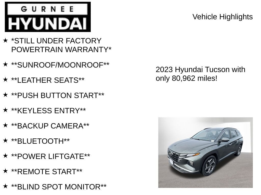 2023 Hyundai Tucson SEL