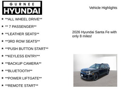 2026 Hyundai Santa Fe SEL